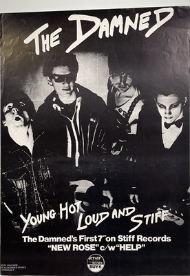 Lot 147 - THE DAMNED - NEW ROSE POSTER REPRINTS.