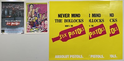 Lot 148 - THE SEX PISTOLS - POSTER COLLECTION INC ABSOLUT VODKA.
