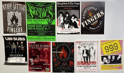 Lot 150 - PUNK REVIVAL - CONCERT POSTERS INC SOME SIGNED.