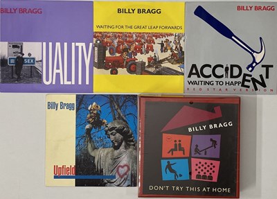 Lot 7 - BILLY BRAGG - 7" / 12" COLLECTION