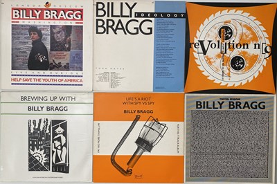 Lot 8 - BILLY BRAGG - LP / 12" PACK (INCLUDING SIGNED RECORD)