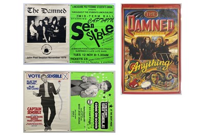 Lot 152 - THE DAMNED - C 1980S POSTERS INC PEEL SESSION.