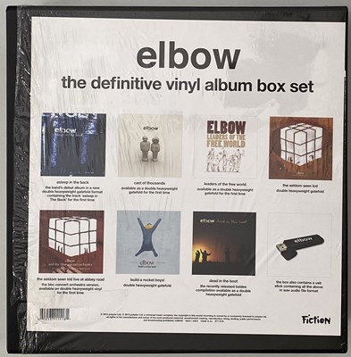 Lot 11 - ELBOW - THE DEFINITIVE VINYL ALBUM BOX SET (FICTION RECORDS - 3711518 - SIGNED)