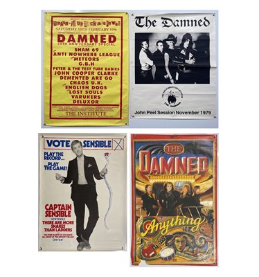 Lot 153 - THE DAMNED - C 1980S POSTERS INC JOHN PEEL SESSION.