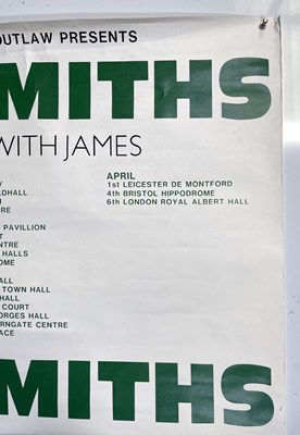 Lot 444 - THE SMITHS - 1985 MEAT IS MURDER TOUR POSTER
