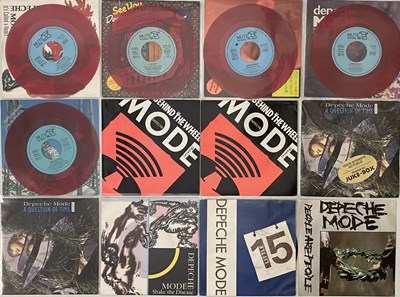 Lot 79 - DEPECHE MODE - OVERSEAS 7" COLLECTION (WITH PROMOS/COLOURED VINYL)