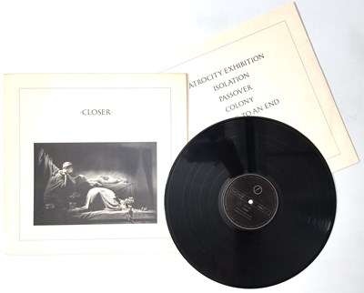 Lot 88 - JOY DIVISION - CLOSER LP (ORIGINAL UK TRANSLUCENT RED VINYL COPY - FACT 25).