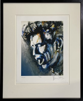 Lot 369 - THE ROLLING STONES - RONNIE WOOD SIGNED LIMITED EDITION PRINT - KEITH.