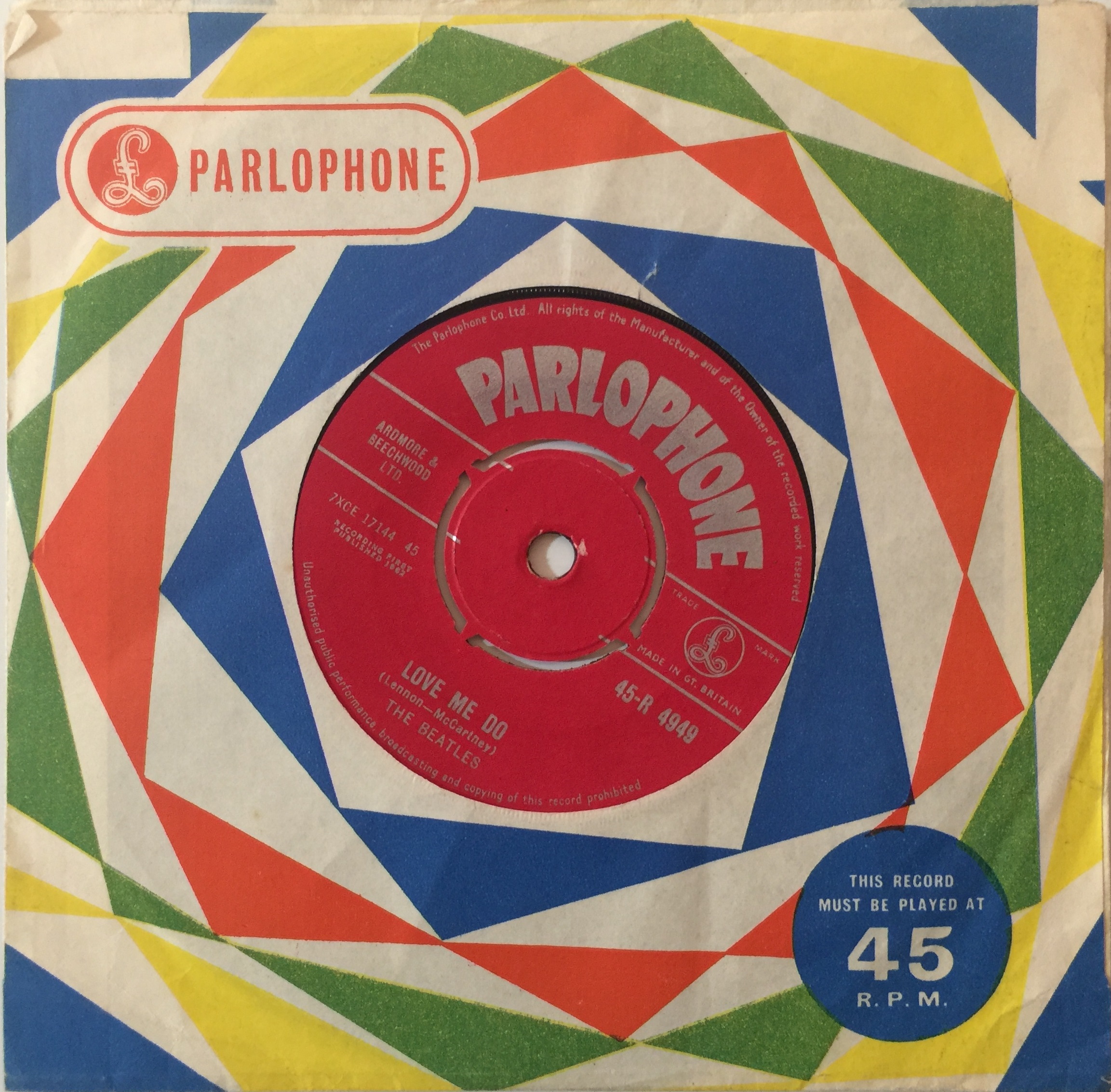Lot 4 - The Beatles - Love Me Do 7