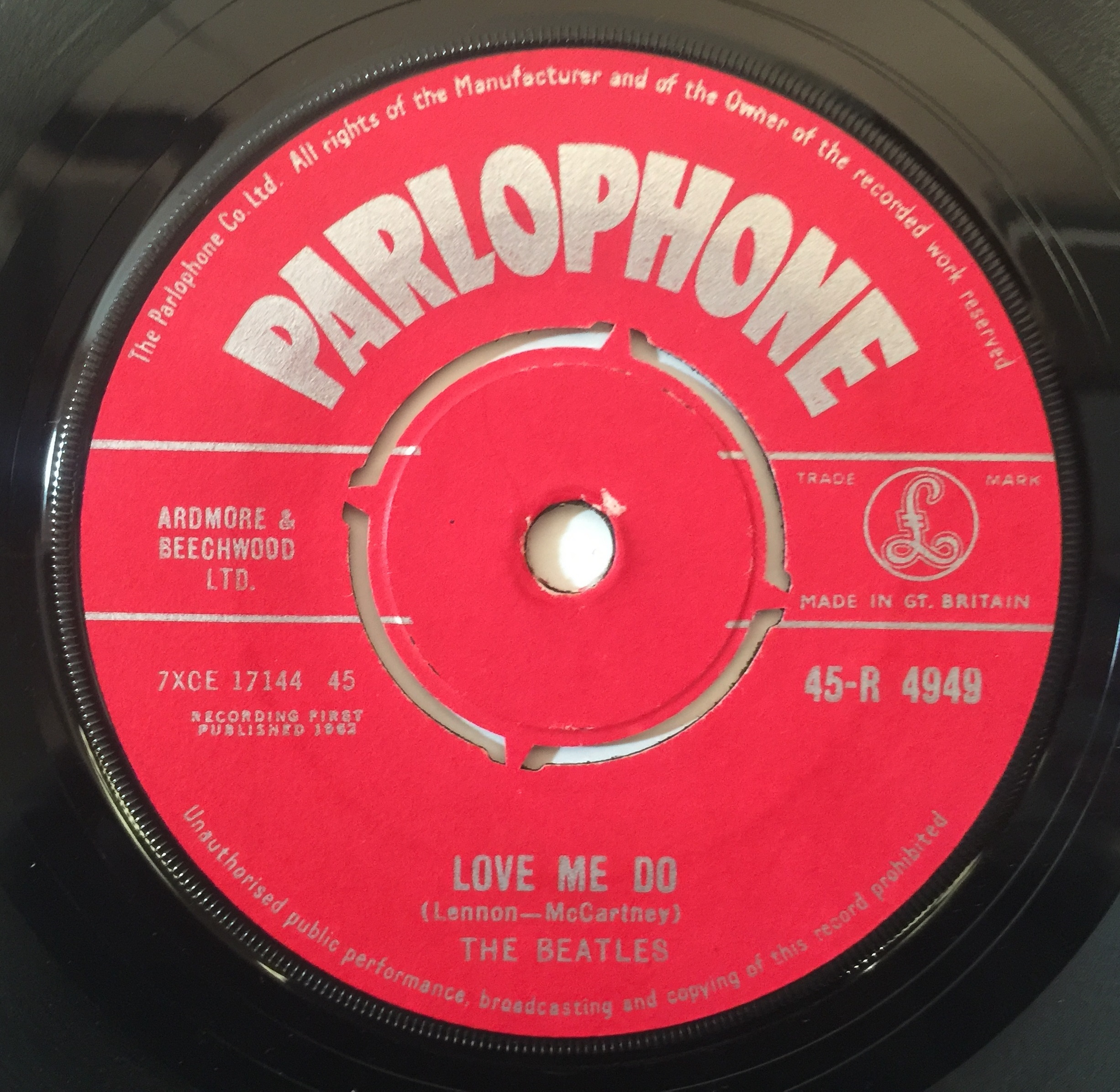 Lot 4 - The Beatles - Love Me Do 7