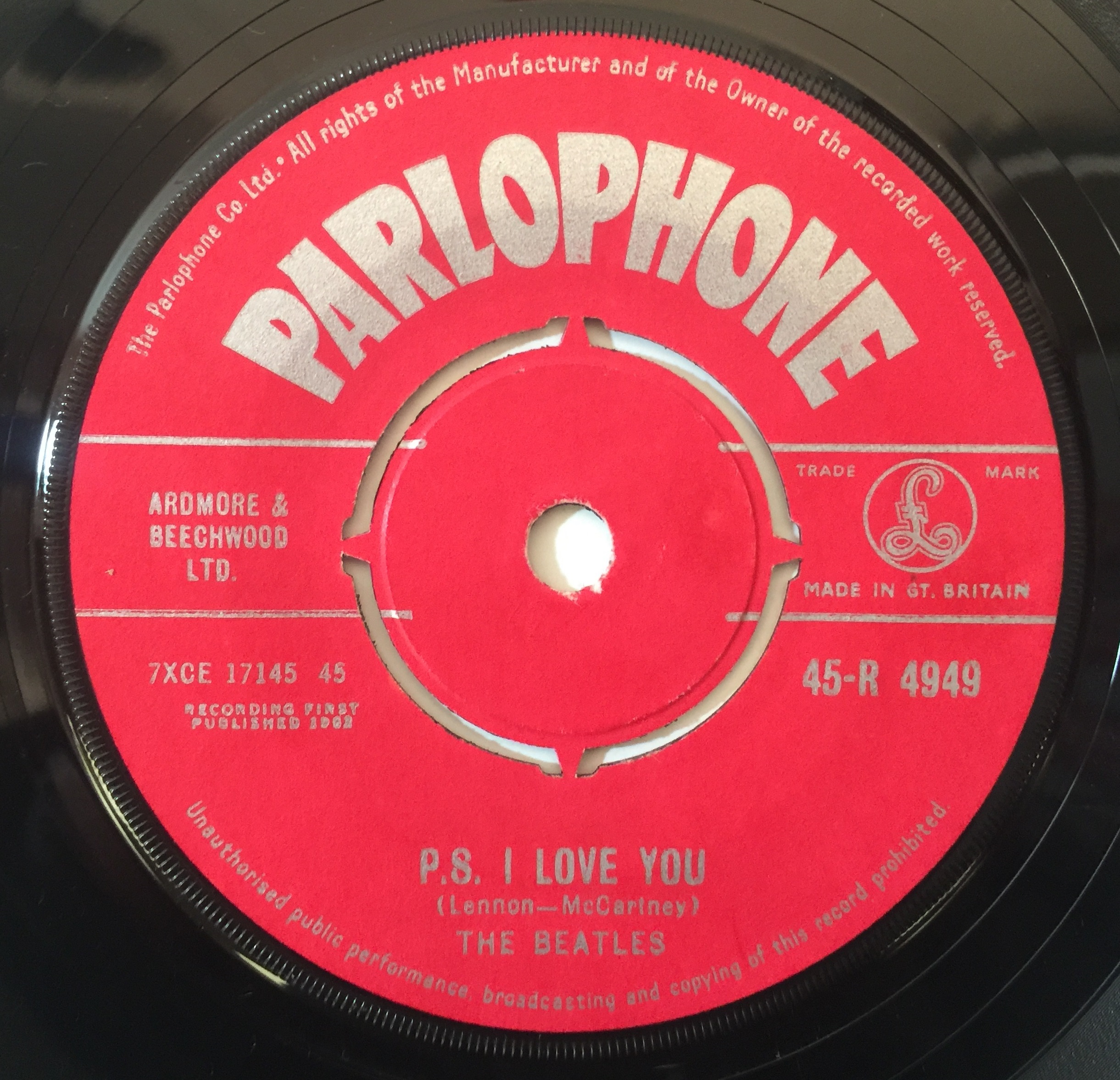 Lot 4 - The Beatles - Love Me Do 7