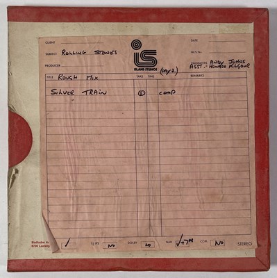 Lot 367 - THE ROLLING STONES - TAPE RECORDING - SILVER TRAIN.