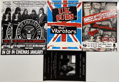 Lot 155 - PUNK / PUNK REVIVAL - POSTERS INC SOME SIGNED.