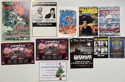 Lot 156 - THE DAMNED - POSTER COLLECTION INC SIGNED.