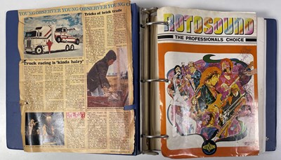 Lot 561 - YES INTEREST - CHRIS SQUIRE OWNED YES TOUR PROGRAMMES AND ITINERARY.