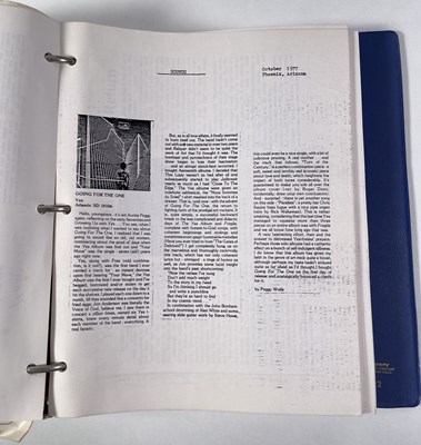 Lot 561 - YES INTEREST - CHRIS SQUIRE OWNED YES TOUR PROGRAMMES AND ITINERARY.