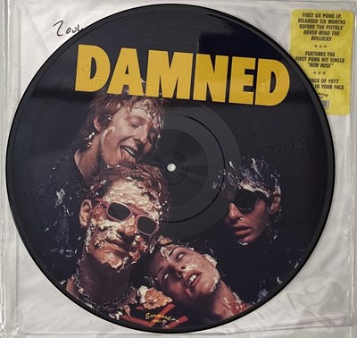 Lot 96 - THE DAMNED - DAMNED DAMNED DAMNED - OFFICIAL COLOURED VINYL / PICTURE DISCS - LP PACK