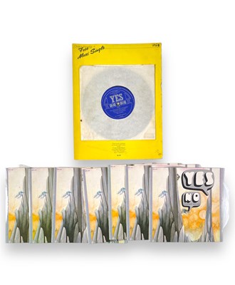 Lot 563 - YES INTEREST - CHRIS SQUIRE OWNED 7" SINGLES / SONGBOOK.