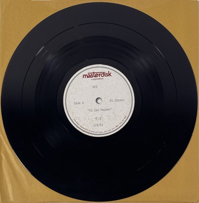 Lot 564 - YES INTEREST - CHRIS SQUIRE OWNED 10" 'IT CAN HAPPEN' ACETATE.