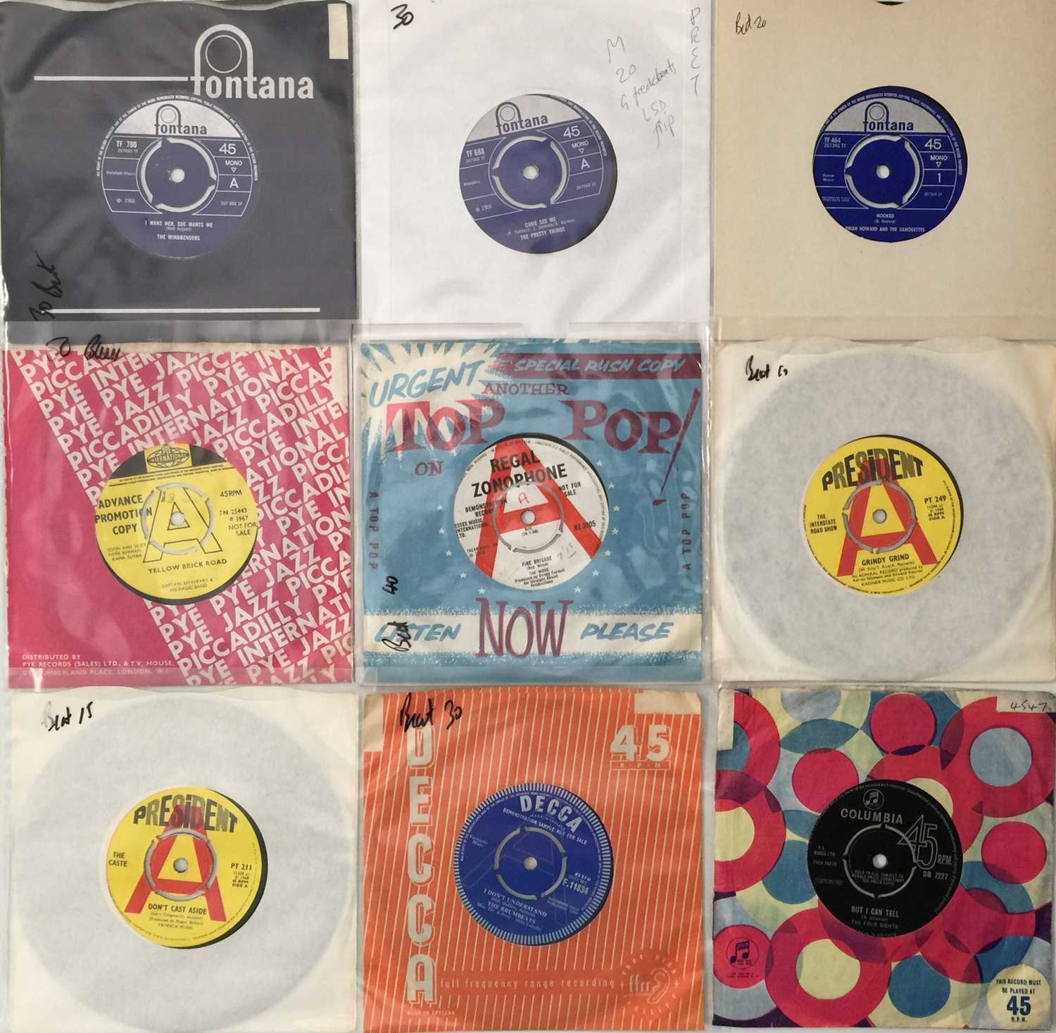 Lot 51 - MOD/ BEAT - 7" PACK (INC PROMOS)