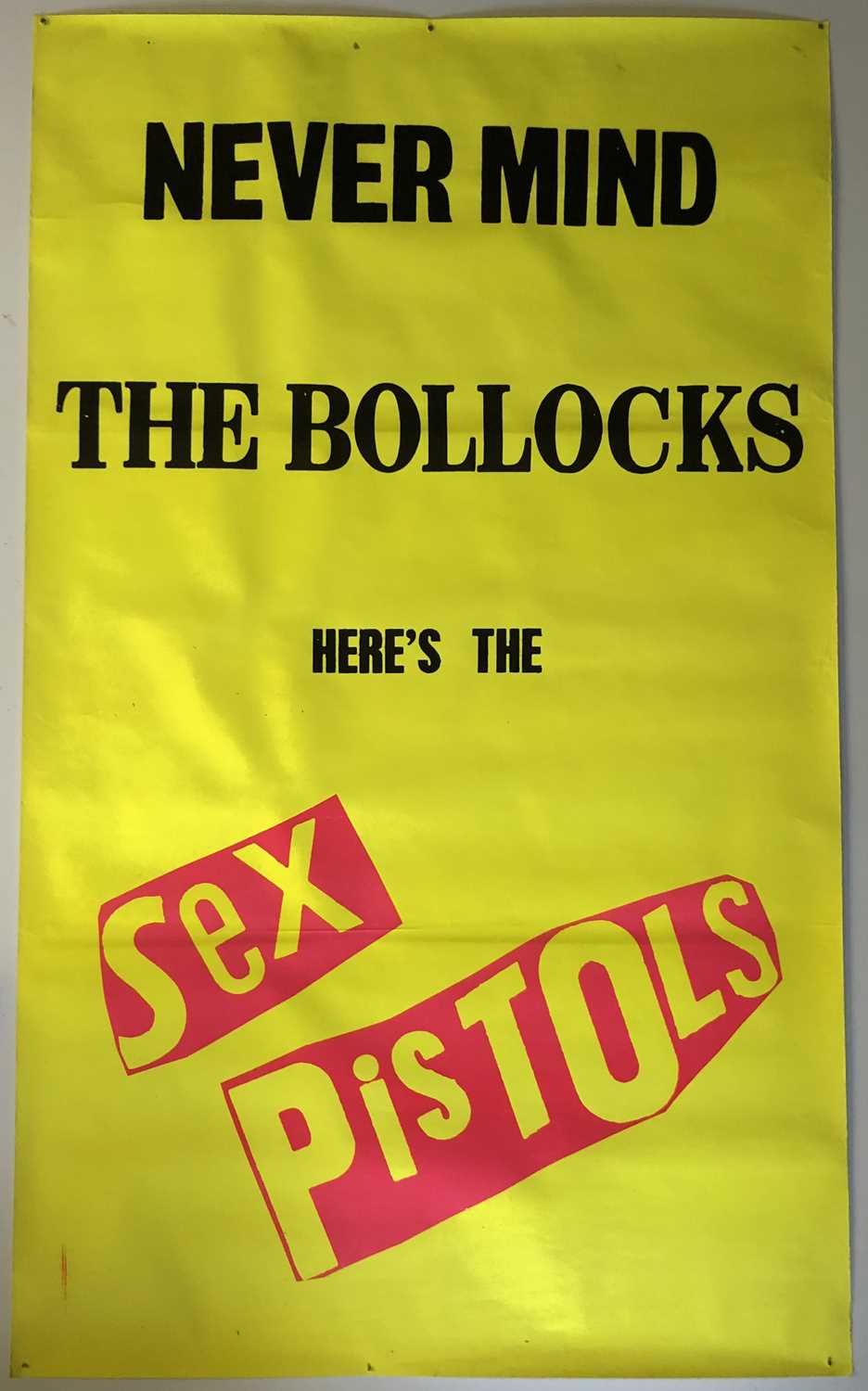 Lot 359 - SEX PISTOLS NEVER MIND THE BOLLOCKS HERE'S THE...