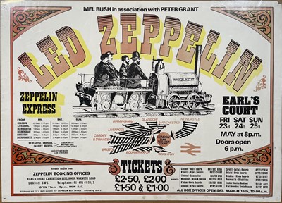 Lot 224 - LED ZEPPELIN EARL'S COURT 1975 POSTER.