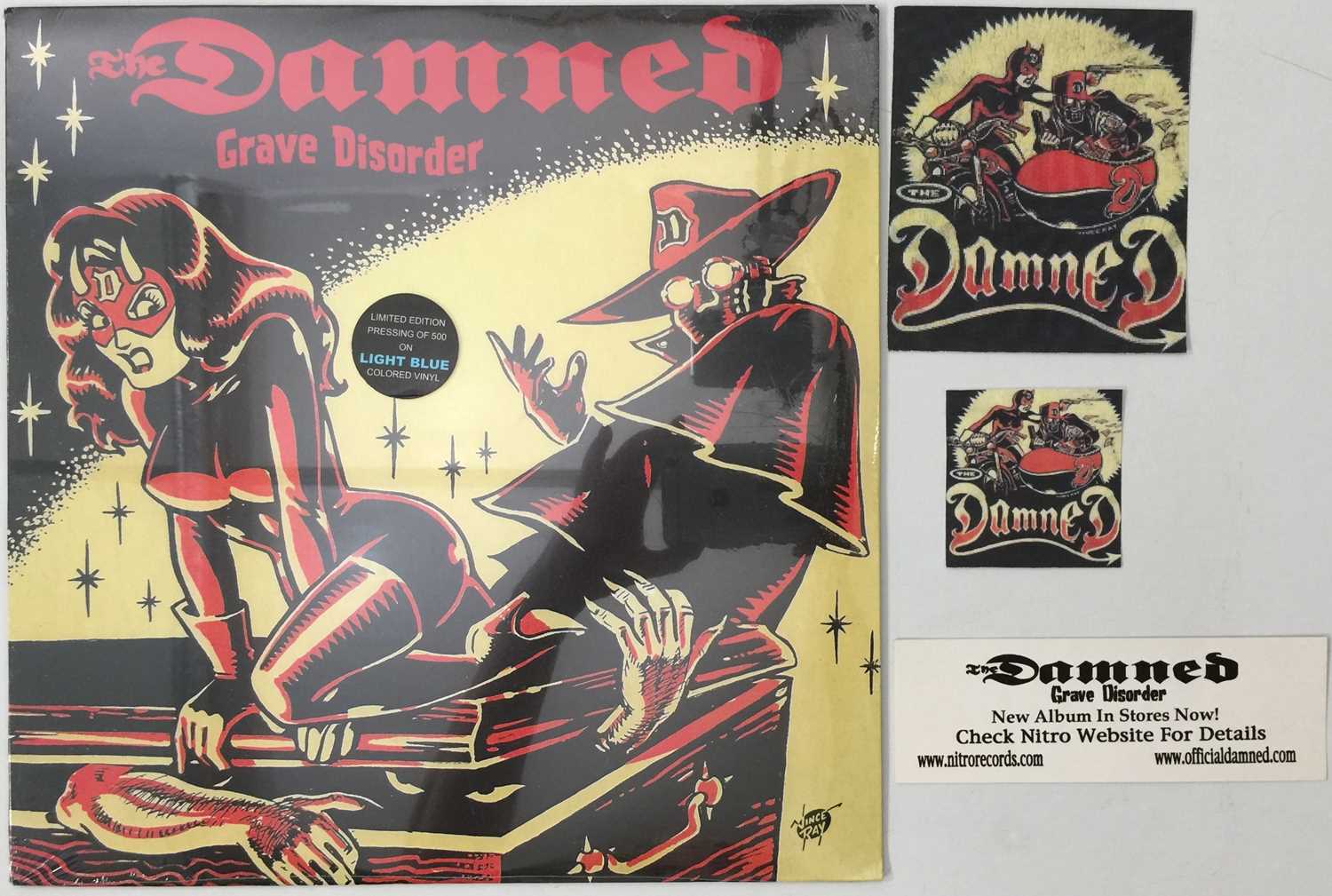 Lot 107 - THE DAMNED - GRAVE DISORDER LP (15844-1 - LIGHT BLUE EDITION)