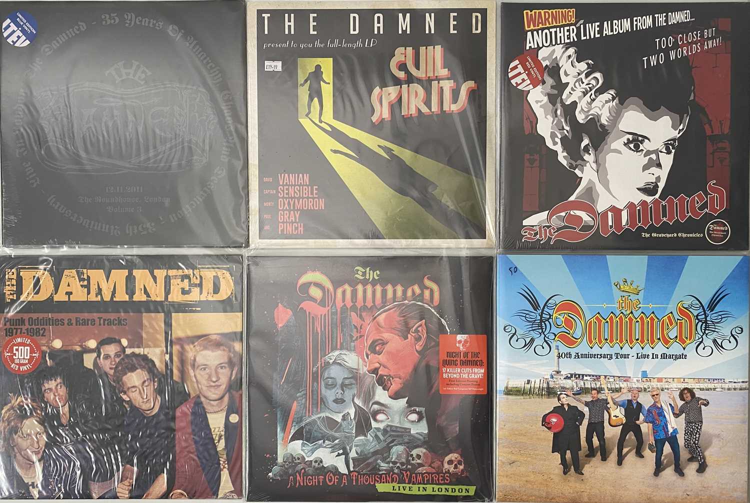 Lot 110 - THE DAMNED - LP PACK