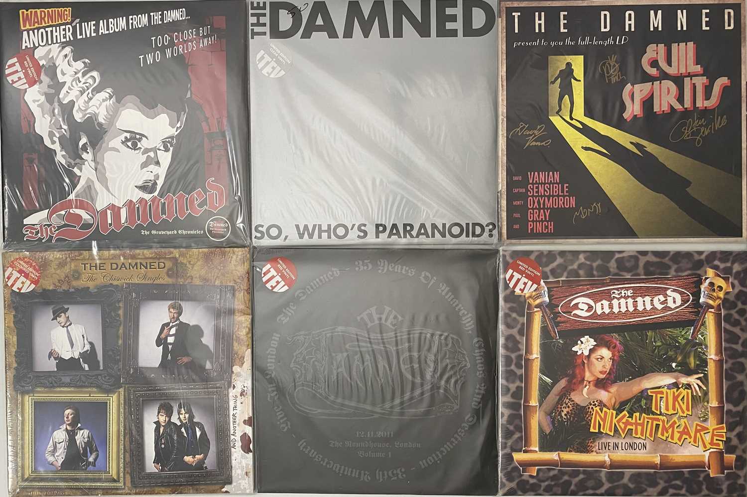 Lot 112 - THE DAMNED - LP COLLECTION