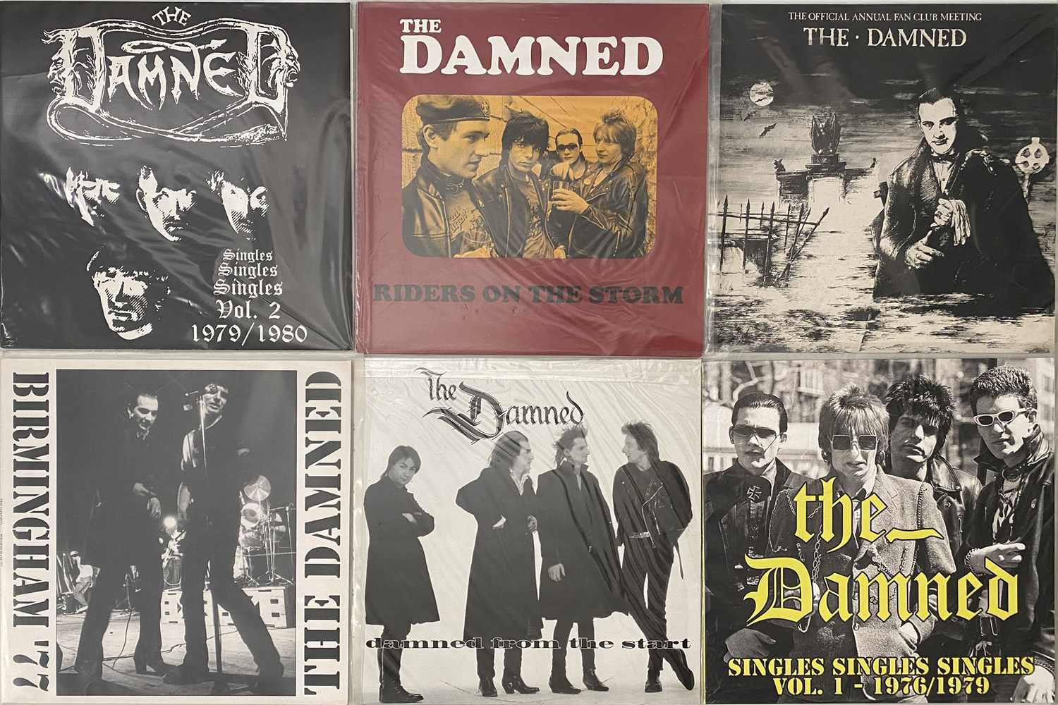 Lot 114 - THE DAMNED - PRIVATE PRESSINGS - LP PACK