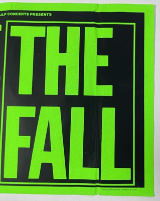 Lot 472 - MARK E. SMITH / THE FALL - AN ORIGINAL 1987 CONCERT POSTER.