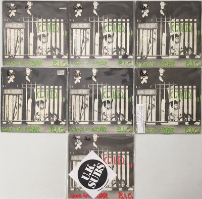 Lot 121 - UK SUBS - C.I.D (NIK 5) - COLOUR VARIANTS 7" PACK