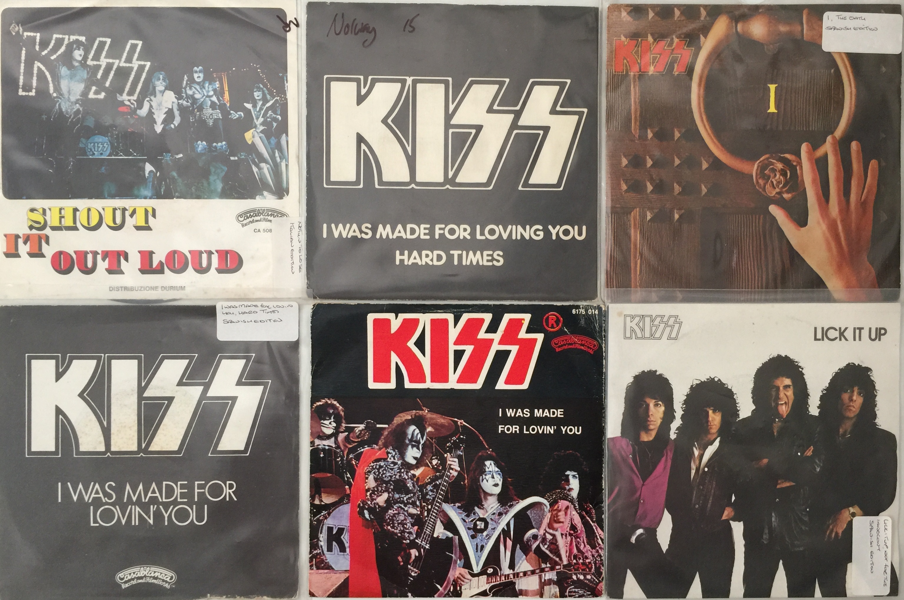 Lot 141 - KISS - EUROPEAN 7