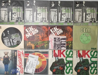 Lot 123 - UK SUBS - 1974-1986 - 7" PACK