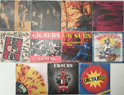 Lot 124 - UK SUBS - 7" PACK