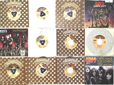 Lot 145 - KISS - 7" COLLECTION (US/ CANADIAN PRESSINGS)