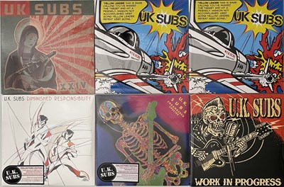 Lot 127 - UK SUBS - 10" COLLECTION