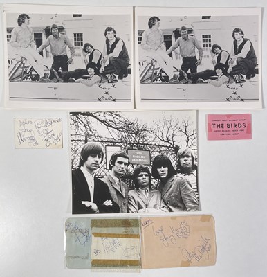 Lot 282 - ROLLING STONES INTEREST - RONNIE WOOD IN THE BIRDS - AUTOGRAPHS ETC.