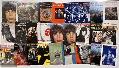 Lot 373 - THE ROLLING STONES - SHEET MUSIC AND SONGBOOKS.