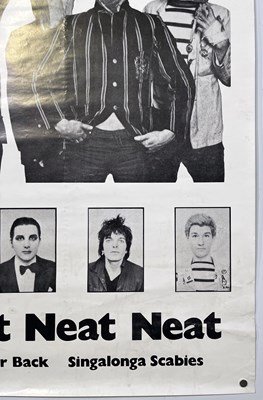 Lot 159 - THE DAMNED - NEAT NEAT NEAT ORIGINAL PROMO POSTER.