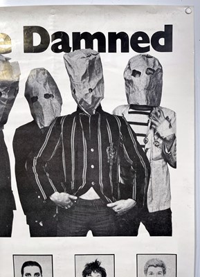 Lot 159 - THE DAMNED - NEAT NEAT NEAT ORIGINAL PROMO POSTER.