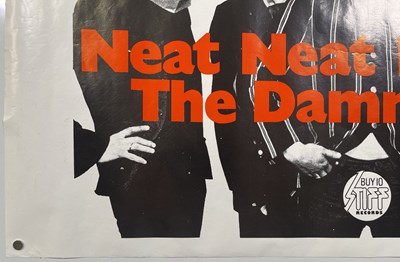 Lot 160 - THE DAMNED - NEAT NEAT NEAT ORIGINAL PROMOTIONAL POSTER.