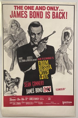 Lot 76 - JAMES BOND - FROM RUSSIA WITH LOVE (1963) DOUBLE CROWN POSTER.