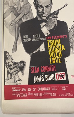 Lot 76 - JAMES BOND - FROM RUSSIA WITH LOVE (1963) DOUBLE CROWN POSTER.