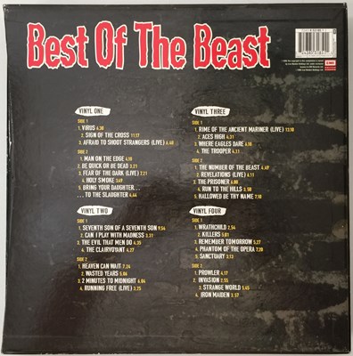 Lot 158 - IRON MAIDEN - BEST OF THE BEAST LP BOX SET (EMDX 1097)