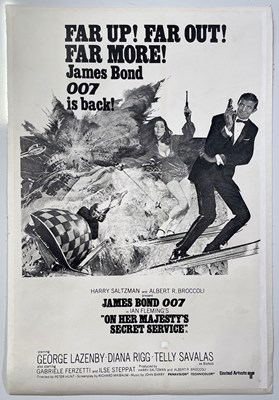 Lot 172 - JAMES BOND - ON HER MAJESTY'S SECRET SERVICE (1969) - A UK DOUBLE CROWN POSTER.