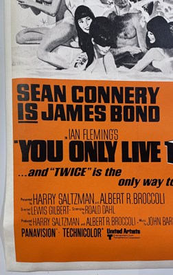 Lot 138 - JAMES BOND - YOU ONLY LIVE TWICE (1967) UK DOUBLE CROWN POSTER.