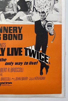 Lot 138 - JAMES BOND - YOU ONLY LIVE TWICE (1967) UK DOUBLE CROWN POSTER.