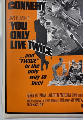 Lot 121 - JAMES BOND -  YOU ONLY LIVE TWICE (1967) - ORIGINAL UK DOUBLE CROWN POSTER.