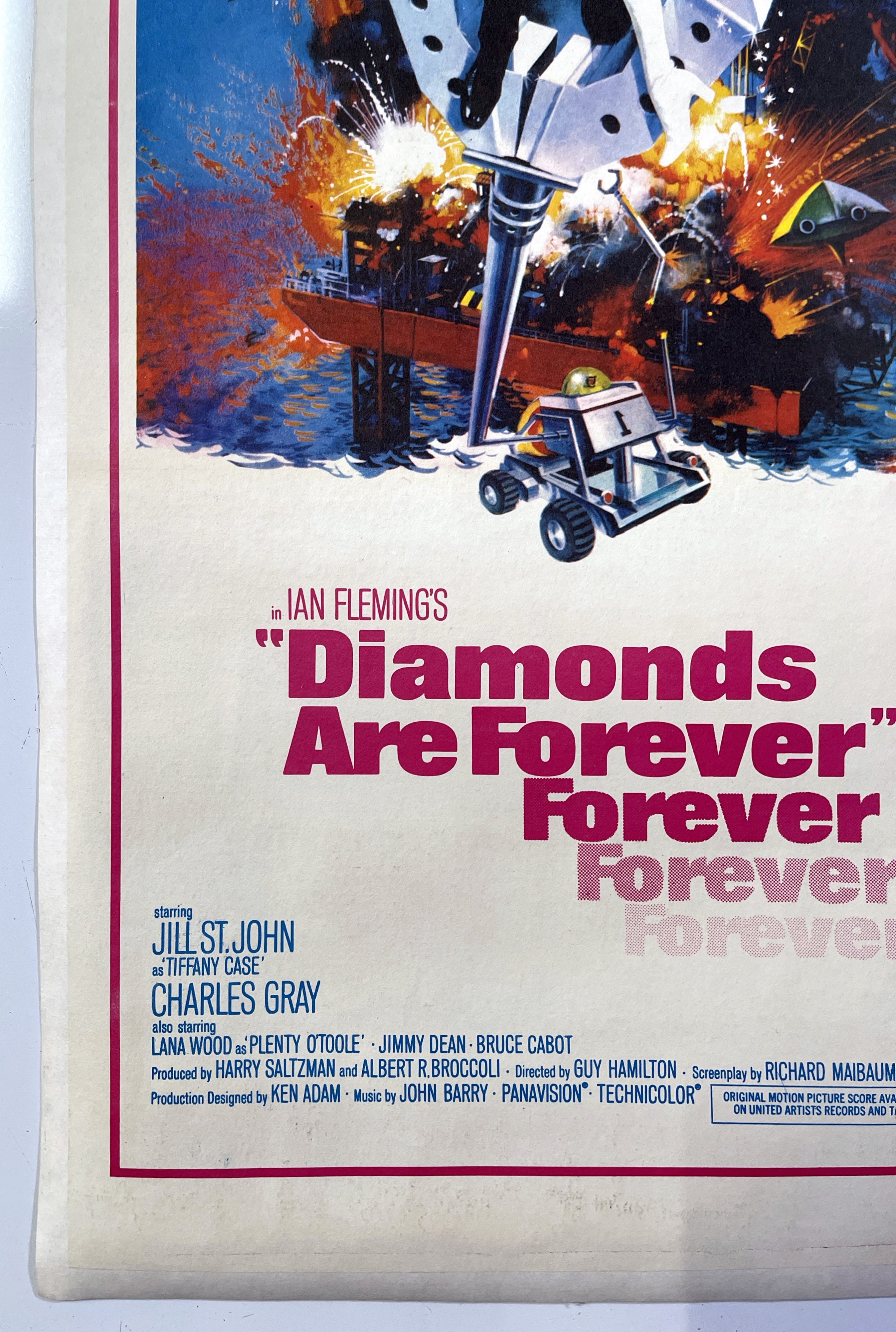 Lot 182 JAMES BOND DIAMONDS ARE FOREVER 1971 Lot 182 james bond diamonds are forever 1971